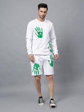 Load image into Gallery viewer, Hand Print Long Sleeve Shorts Co-ord Set
