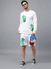 Load image into Gallery viewer, Hand Print Long Sleeve Shorts Co-ord Set_5